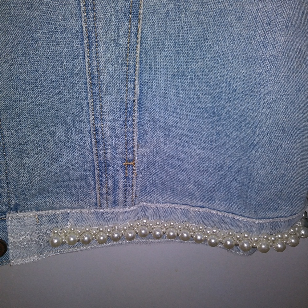 💚FINAL SALE PRICE💚 Light Blue Denim Jacket - Picture 6 of 8
